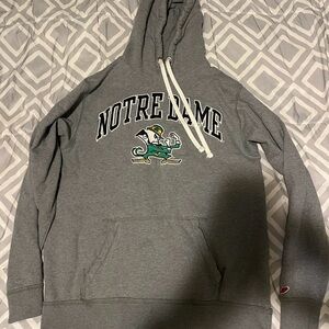 Gray Notre Dame Hoodie